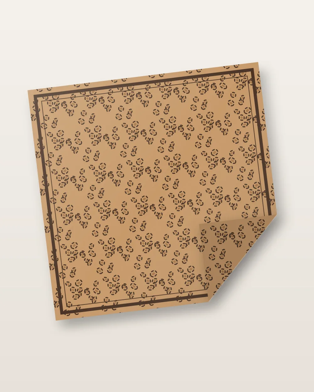Desenli Twill Eşarp